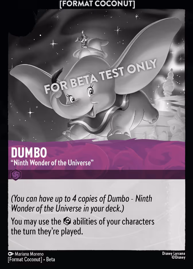 Dumbo — Ninth Wonder of the Universe Format Coconut character card